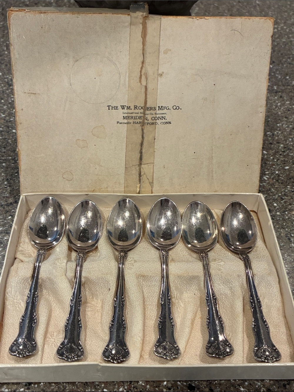 Vintage Wm. Rogers Mfg. Co. Demitasse Spoons - Set of 6